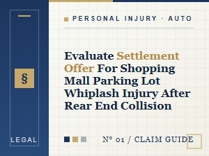 Evaluate a Rear-End Whiplash Settlement Offer